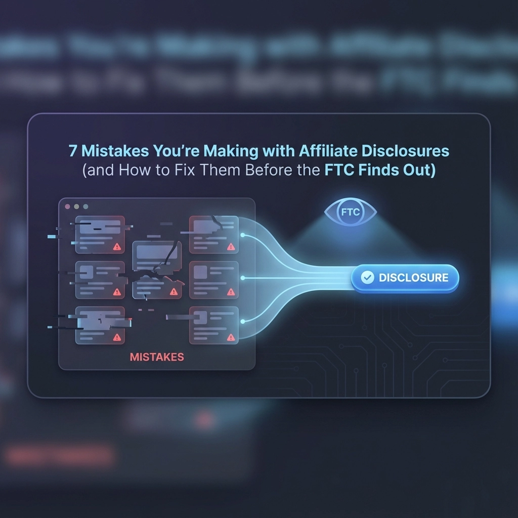 7 Mistakes You're Making with Affiliate Disclosures (and How to Fix Them Before the FTC Finds Out)