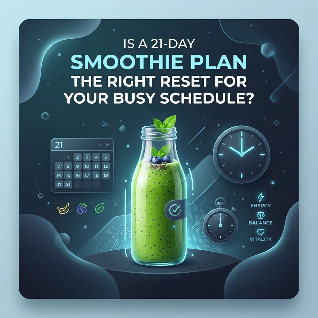 Is a 21-Day Smoothie Plan the Right Reset for Your Busy Schedule?