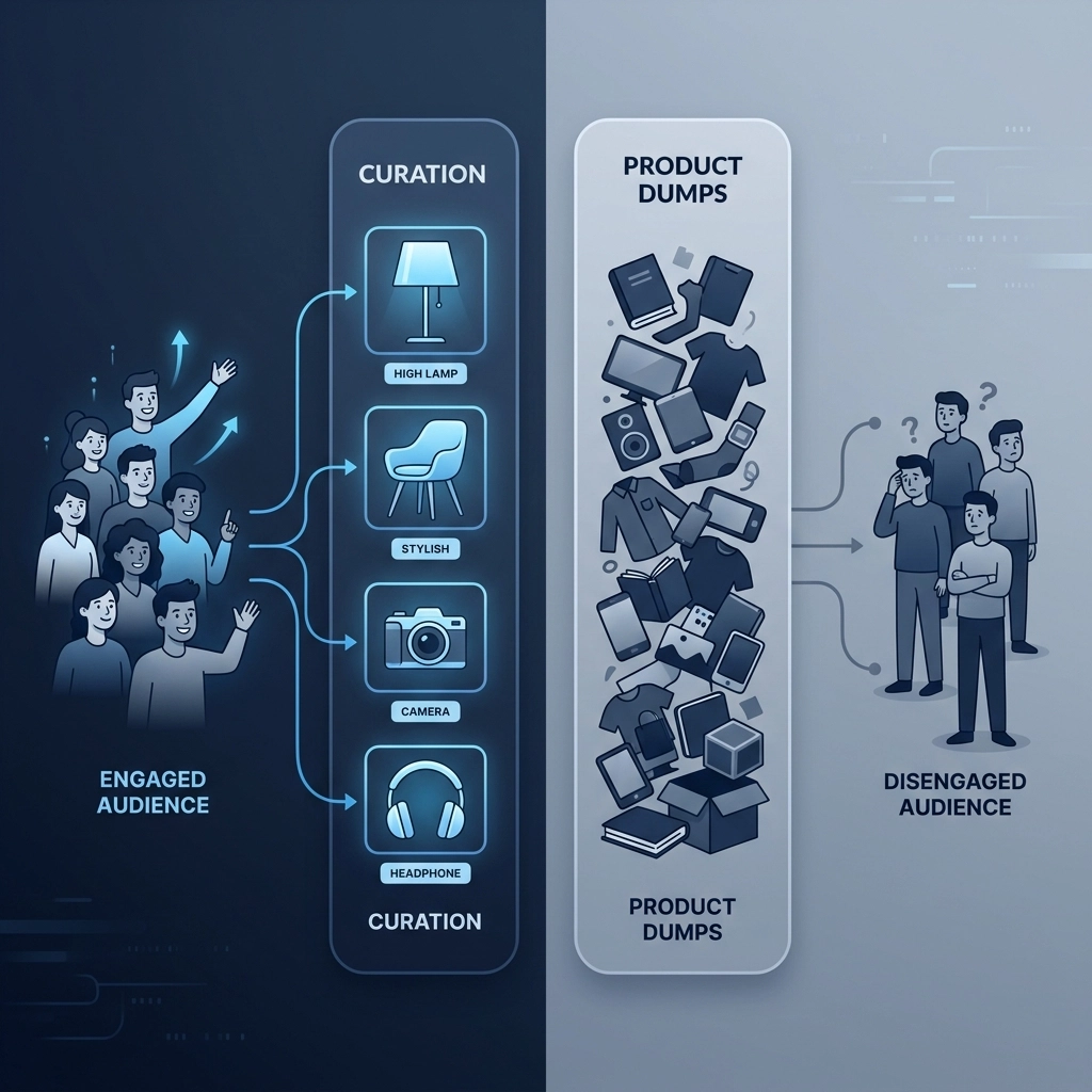 Curation Vs Product Dumps: Which Is Better For Your Audience Growth?